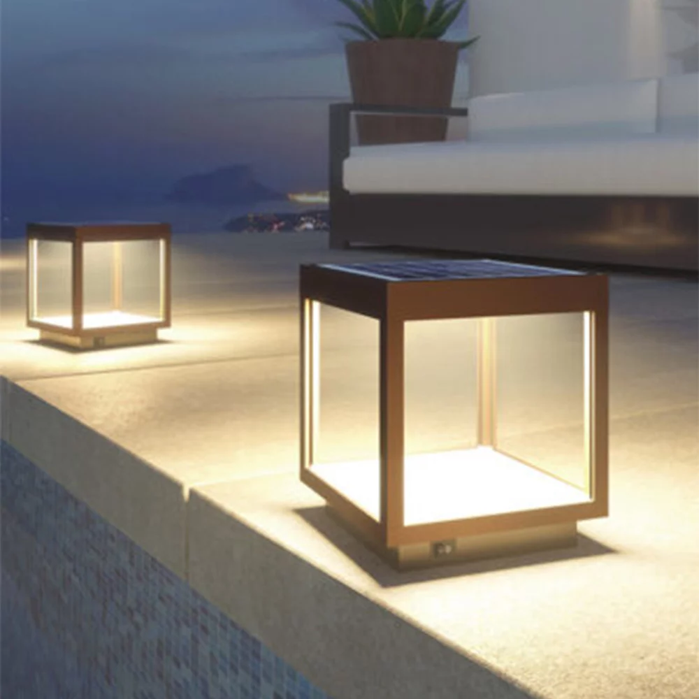 Lampe solaire jardin Led lumière mur extérieurs Flexible New